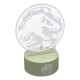 Lámpara LED Jurassic World con logo