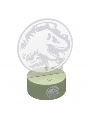 Lâmpada LED Jurassic World com logotipo