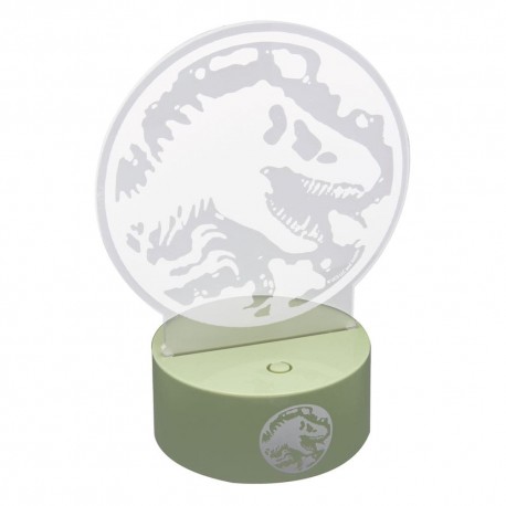 Lámpara LED Jurassic World con logo