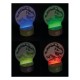 Lámpara LED Jurassic World con logo