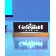 Lâmpada LED Genshin Impact com logotipo oficial