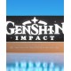Lâmpada LED Genshin Impact com logotipo oficial