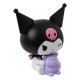 Lámpara Kuromi Sanrio negra y rosa con luz lila