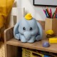 Lampe Dumbo SquishyGlo en silicone bleue