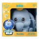 Lampe Dumbo SquishyGlo en silicone bleue
