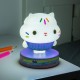 Luminária Gabby's Dollhouse Cakey Cat iluminada