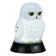 Lámpara blanca con forma de búho Hedwig de Harry Potter
