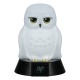 Lámpara blanca con forma de búho Hedwig de Harry Potter