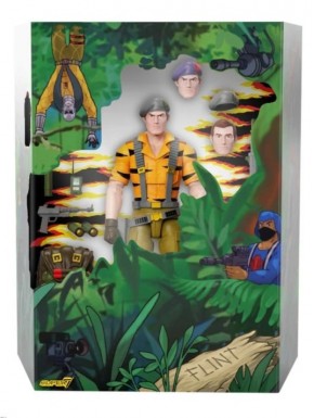Figura articulada GI Joe Flint Tiger Force com acessórios