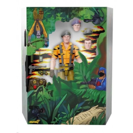 Figura articulada GI Joe Flint Tiger Force com acessórios