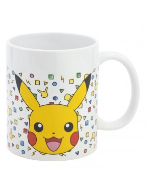 Tasse en céramique Pokémon avec design de confetti et Pikachu