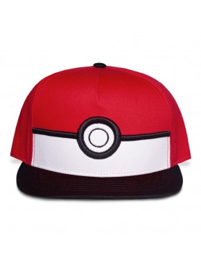 Gorra snapback roja Pokeball de Pokémon