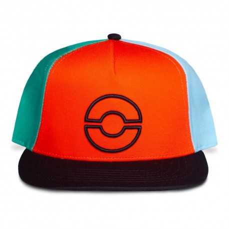 Casquette Snapback Pokémon League multicolore