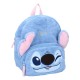 Mochila azul esponjosa de Lilo & Stitch con rostro de Stitch