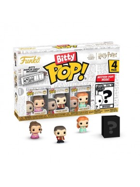 Pack de 4 figuras Bitty POP! Harry Potter 2,5 cm