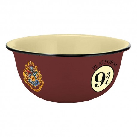 Cuenco cerámico Harry Potter Expreso de Hogwarts, escudo y plataforma