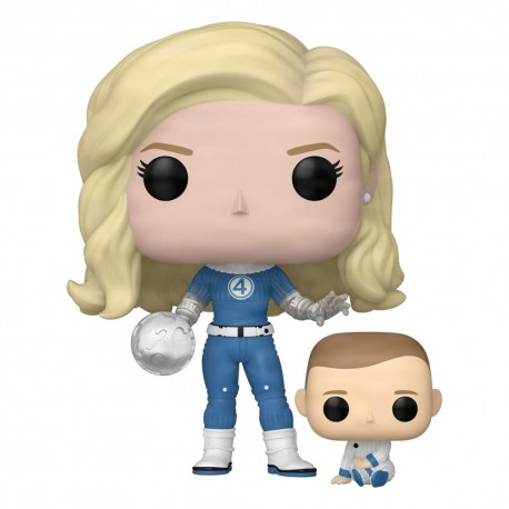 Figura de vinilo POP! Invisible Woman & Franklin de Marvel