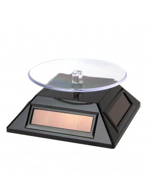 Peana giratoria solar para figuras de 10x10 cm