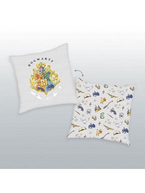 Almohada Harry Potter con emblema de Hogwarts