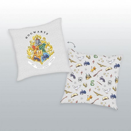 Almohada Harry Potter con emblema de Hogwarts