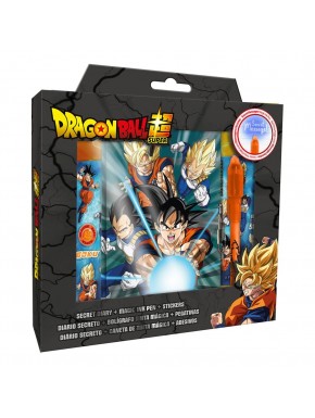 Diario Dragon Ball con bolígrafo mágico y cadena