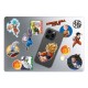 Feuilles d'autocollants Dragon Ball avec personnages emblématiques
