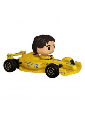 Figura POP! Rides de Ayrton Senna en coche amarillo