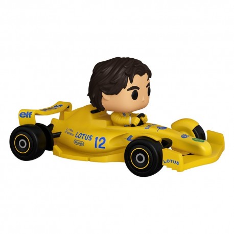 Figura POP! Rides de Ayrton Senna en coche amarillo