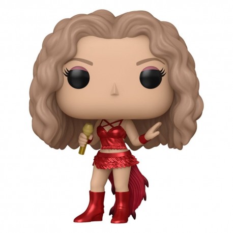 Figura Funko POP! Shakira Super Bowl metálico 9 cm