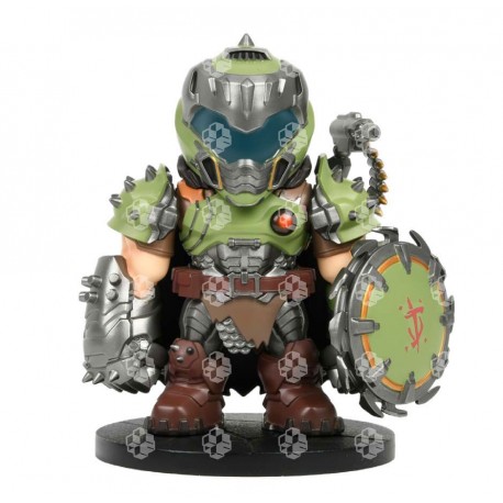 Minifigura PVC Doom Slayer 9 cm con armadura verde