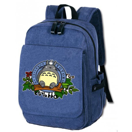 Bag Backpack Totoro blue