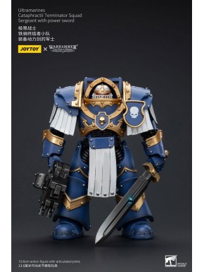 Figura Ultramarines Cataphractii Terminator con espada de 14 cm