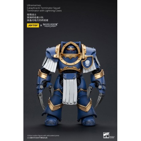 Figura articulada de Ultramarines Terminator con garras relámpago