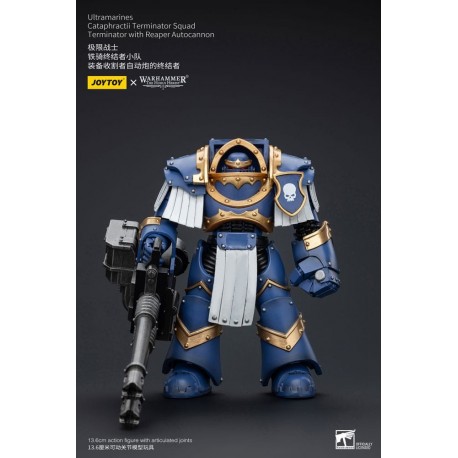 Figura Warhammer Ultramarines Cataphractii de 14 cm