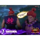 Figura Akuma de 30 cm en acción con efectos morados