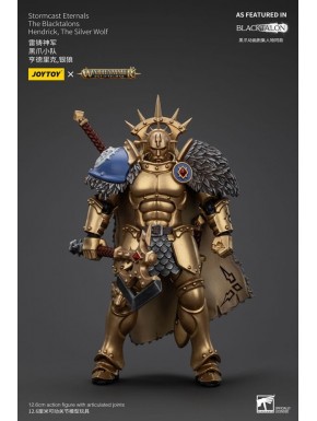 Figura de acción Warhammer Hendrick The Silver Wolf 20 cm