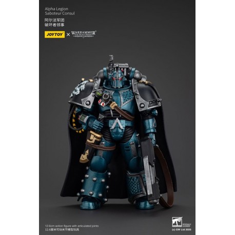 Figura Alpha Legion Saboteur Consul de 20 cm de Warhammer