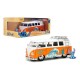 Vehículo 1961 VW Bus Stitch con figura de metal