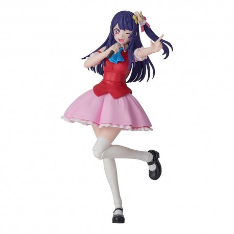 Figura Ai Oshi no Ko de 16 cm en vestido rosa y rojo