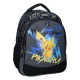 Mochila Pokémon con diseño de Pikachu y rayos azules
