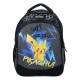 Mochila Pokémon con diseño de Pikachu y rayos azules