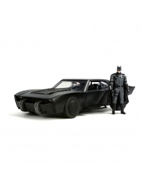 Vehículo Batmobile 1/18 Batman Jada Toys con Figura