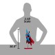 Estatua Superman Red and Blue de 26 cm