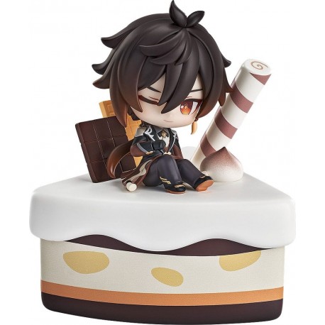 Figura chibi Zhongli de Genshin Impact 12 cm