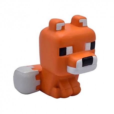 Figura antiestrés zorro Minecraft 15 cm