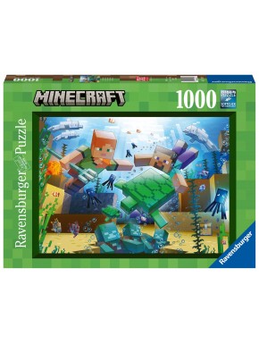 Caja de puzzle Minecraft mosaic 1000 piezas