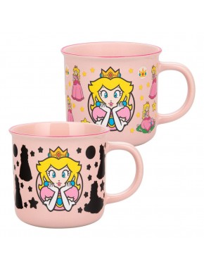 Taza sensitiva al calor Princess Peach de cerámica 300 ml