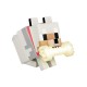 Lámpara Wolf de Minecraft con hueso luminoso