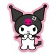 Almofada Kuromi Sanrio 36 cm sorridente