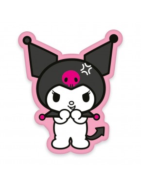 Almohada Kuromi Sanrio 36 cm sonriente